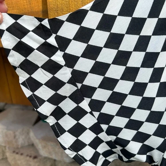 Sz L-dress or swim coverup. Drop waist with flowy sleeves & oversized neck. - Picture 5 of 7